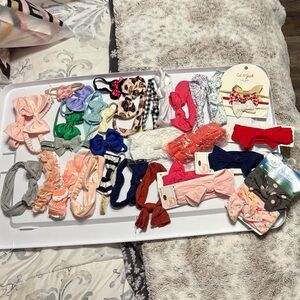 35 baby girl headbands.